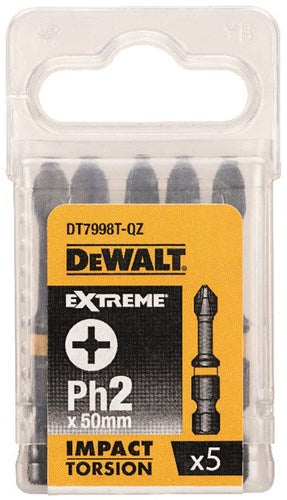 Accessoires Imp Dewalt acte torsion 50mm ph2 - dt7998t-qz