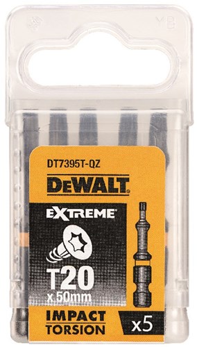 Imp dewalt accessoires acte torsion 50mm torx t20 - dt7395t-qz