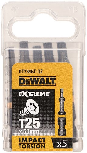 Imp dewalt accessoires acte torsion 50mm torx t25 - dt7396t-qz