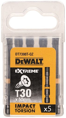 Imp dewalt accessoires acte torsion 50mm torx t30 - dt7398t-qz