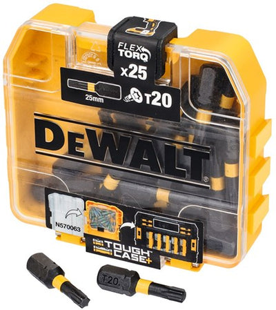 Imp dewalt accessoires acte torsion tictac t20 25mm - dt70557t-qz