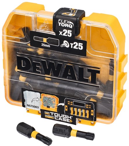 Imp dewalt accessoires acte torsion tictac t25 25mm - dt70558t-qz