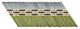 Accessoires Dewalt clous de construction liés au papier | 2,8-75 annelé | lumineux | 2,2 m - dnpt28r75z