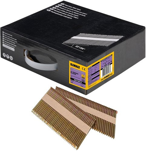 Accessoires Dewalt clous reliés en papier 3.1-90 droits galvanisés 2,2m - dnpt3190g12z