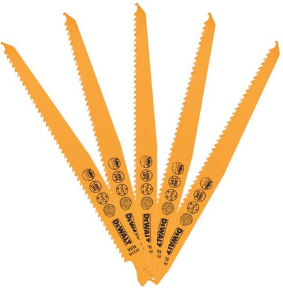 Accessoires Dewalt lame de scie alternative bim 228x3,6-5,1mm bois avec clous, rapide - dt2349-qz