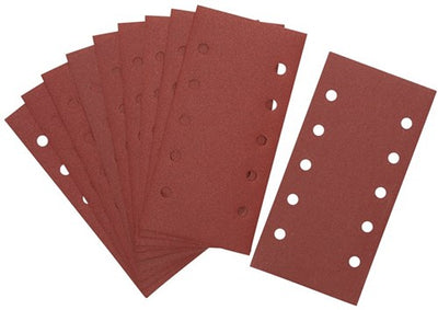 Dewalt accessoires papier de verre 1 2, 115x228mm, velcro, 10 trous, k80 - dt8551-qz