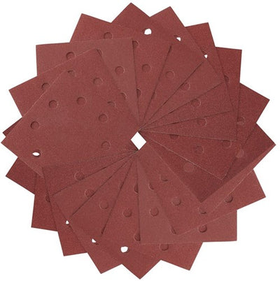 Accessoires Dewalt papier de verre 1 4, 115x115mm, perforé, velcro, k120 - dt3033-qz