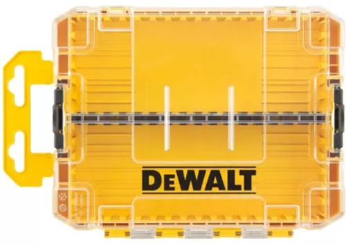 Accessoires Dewalt coffret rigide taille moyen vide x1 + tictac vide x1 + séparateurs x6 + support 7 pièces 25 mm x2 + support 7 pièces 57 mm x2 - dt70802-qz