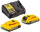 Dewalt dcb115d2 kit de démarrage 18v (2x batterie 2,0ah) dcb183 + chargeur dcb115 - dcb115d2-qw