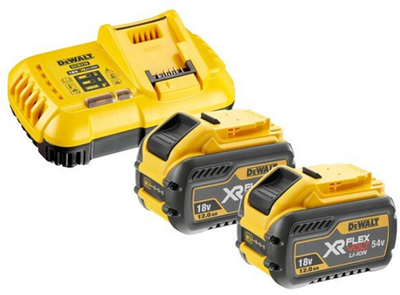Dewalt dcb118y2 | flexvolt | kit de démarrage | 2 x batterie Flexvolt | 54v | 12,0 Ah | Li-ion-dcb118y2-qw