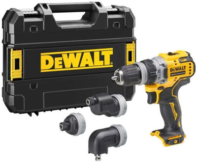 Perceuse sans fil Dewalt dcd703nt | avec 4 têtes interchangeables | 12 V | excl. batterie et chargeur - dcd703nt-xj