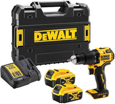 Dewalt dcd709p2t | perceuse à percussion sans fil compacte | 18v | 2 batteries Li-ion 5,0 Ah | dans une valise