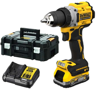 Dewalt DCD805E1T-QW - Tournevis compact 18V XR G3 | 1x pile de puissance dans tstak