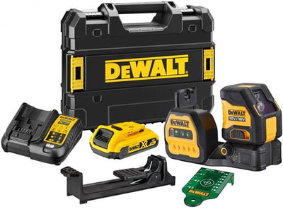 Dewalt dce088d1g18 | laser à lignes croisées à batterie | vert | 12 18v | xr | 2.0ah-dce088d1g18-qw