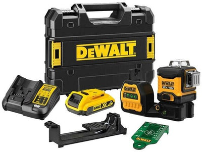 Dewalt dce089d1g18 | laser à lignes croisées à batterie | vert | 12 18v | xr | 2,0ah | Li-ion-dce089d1g18-qw
