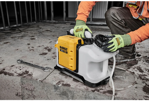 Pompe à eau à batterie Dewalt dce6820n 15l | 18v | corps | sans piles ni chargeur - dce6820n-xj