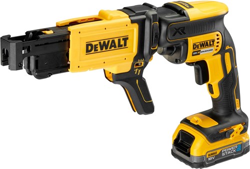 Tournevis pour cloisons sèches sans fil Dewalt dcf620e1k | 1 4 | Pile d'alimentation 18 V XR | dans tstak-dcf620e1k-xj