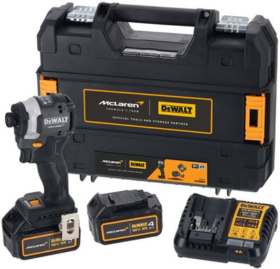 Dewalt dcf85mm2t-qw - visseuse à percussion sans fil mclaren édition limitée | 18 V 4,0 Ah | xr | ensemble - dcf85mm2t-qw