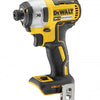 Tournevis à percussion à batterie Dewalt 18v nu