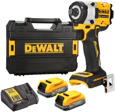Clé à chocs sans fil Dewalt dcf921e2t | ensemble | avec bague de friction 1 2" | pile d'alimentation 18v xr | en tstak - dcf921e2t-qw