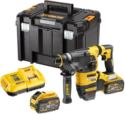 Dewalt dch333x2-qw | xr flexvolt batterie sds-plus marteau perforateur 54v 30mm 3.5j en tstak (2x batterie 9.0ah + chargeur rapide) - dch333x2-qw