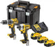 Jeu de batteries Dewalt dck266p3t | dcd796 + dcf887 en cas t-stak | Li-ion 18v 5,0ah + 3ème batterie - dck266p3t-qw