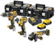 Dewalt dck384p2t-qw | Ensemble combiné 18v xr | dcd796 + dcf887 + dcg405 | Batterie 2 x 5,0 Ah et chargeur multiple | 2x tstak-dck384p2t-qw
