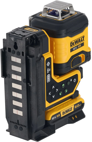 Laser à lignes croisées Dewalt dcle34035d1-qw | 3x360° | rayon vert | + télécommande | 18 volts | 2.0ah li-ion + chargeur - dcle34035d1-qw