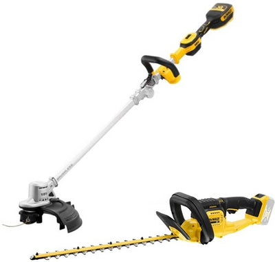 Dewalt dcmst561ht-qw - Ensemble combiné 18v xr | taille-haie dcmht563 et coupe-herbe dcmst561 | 2x batterie 5,0ah et chargeur - dcmst561ht-qw