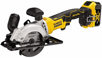 Dewalt dcs571p2 | scie circulaire à batterie | 18v xr | 115 mm | sans balais | 2x 5,0ah | dans le cas tstak - dcs571p2-qw