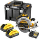 Dewalt dcs573h2t-qw - scie circulaire sans fil | 18v xr sans balais fv adv | 190 mm | batterie de pile d'alimentation c2x 5,0ah | dans le cas tstak dcs573h2t-qw