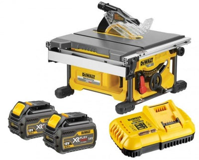 Dewalt dcs7485t2 xr scie à table à batterie flexvolt 210mm 54v li-ion - dcs7485t2-qw