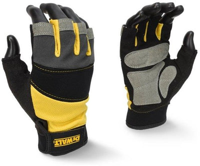 Gant noir Dewalt dpg213 | demi-doigts | taille l - dpg213leu