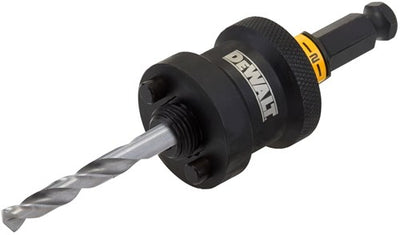 Adaptateur de connexion rapide Dewalt dt20625-qz | 1 2'' | pour scies cloches de 32 à 210 mm | avec foret à centrer multi-matériaux - dt20625-qz