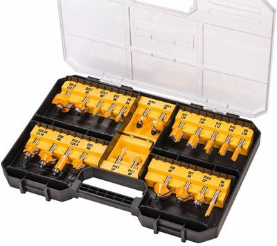 Jeu de couteaux Dewalt dt90017-qz | Arbre de 8 mm | 22 pièces - dt90017-qz