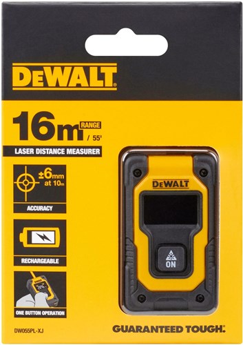 Dewalt dw055pl | télémètre laser de poche |16 mtr. -dw055pl-xj