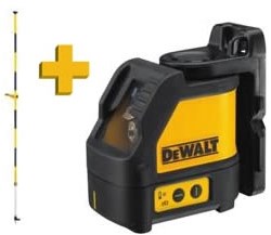 Laser à lignes croisées Dewalt dw088kpol | + colonne laser de0882 - dw088kpol-xj