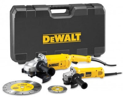 Meuleuse d'angle Dewalt dwe492sdt 230 mm + meuleuse dwe4207 125 mm en coffret - dwe492sdt-qs