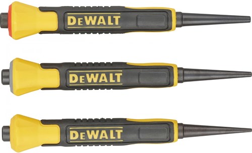 Dewalt dwht0-58018 | jeu de poinçons | 3 pièces - dwht0-58018