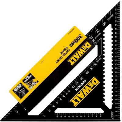 Triangle de construction Dewalt dwht25228-0 | carré de vitesse | 300 mm | métrique - dwht25228-0