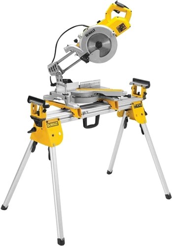 Dewalt dws777set scie à tronçonner avec lame de scie 216mm 1800w + base de7033 dws777set