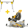 Scie à tronçonner et à onglet Dewalt dws780set | + socle de7033 - dws780set