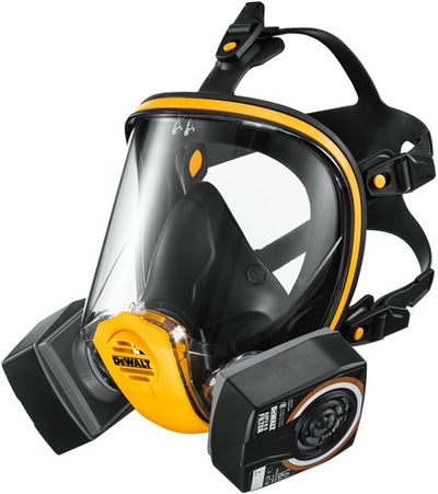 Masque complet réutilisable léger Dewalt dxir1ffmla2p3 avec filtres a2p3 | taille l - dxir1ffmla2p3