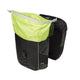 Basil Miles Double Bag - sacoche double étanche pour vélo, unisexe, sportive, noir-citron vert