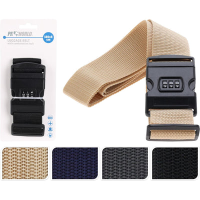 Sangle de valise Pro World avec serrure