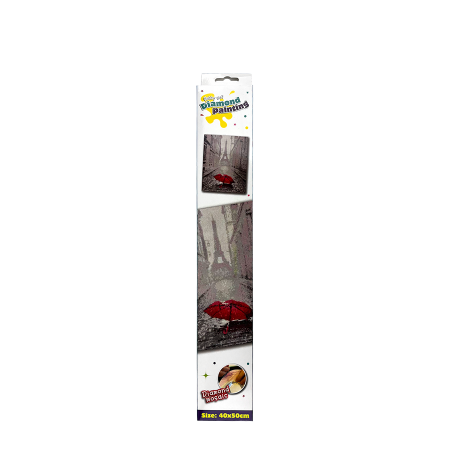 Set de peinture diamant Parapluie Paris 40x50cm