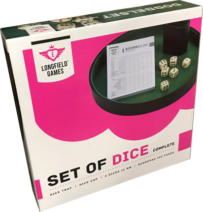 Jeu de dés de piste de poker Longfield complet