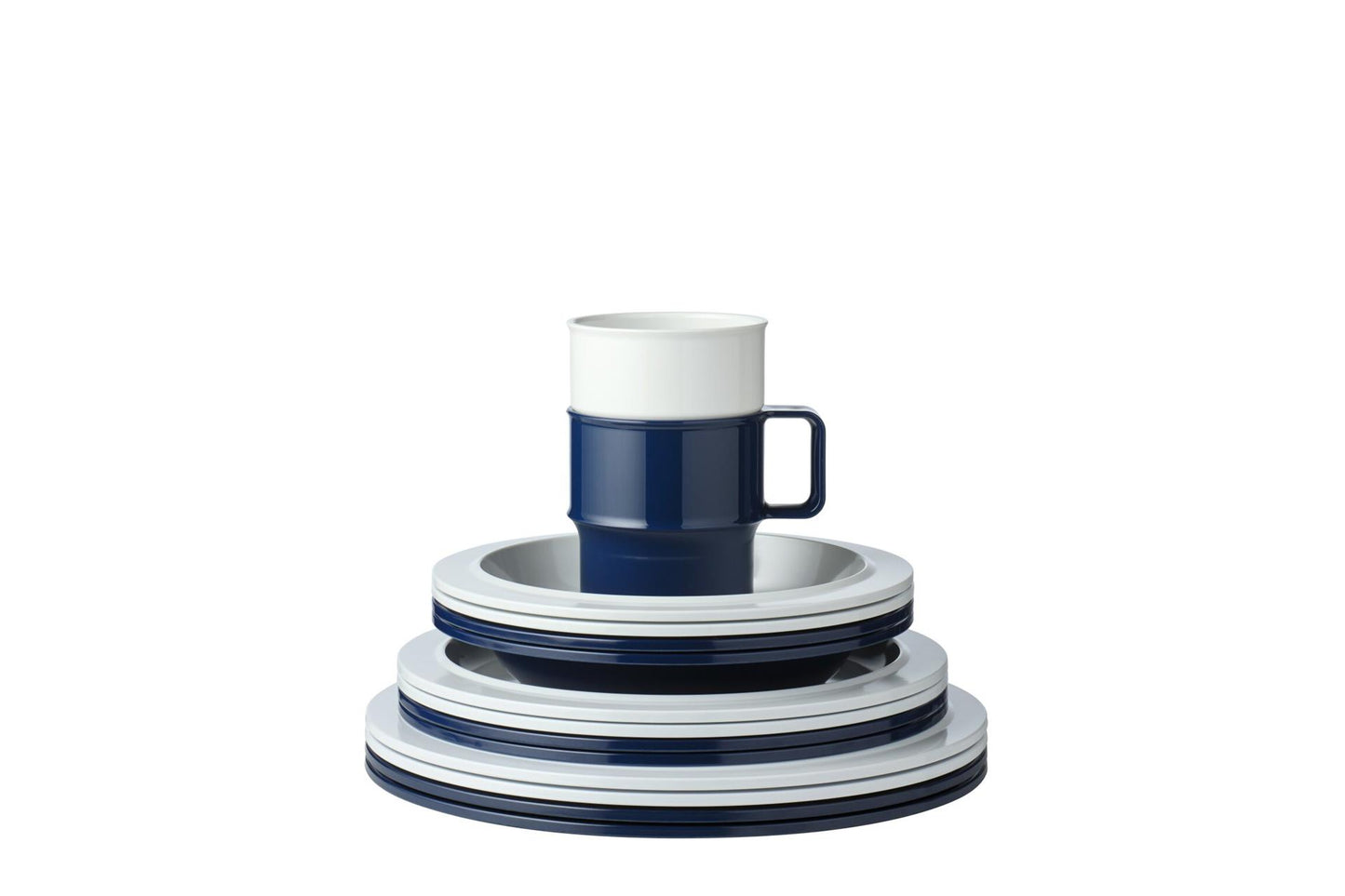 Mepal assiette petit-déjeuner basic 22cm rétro vert