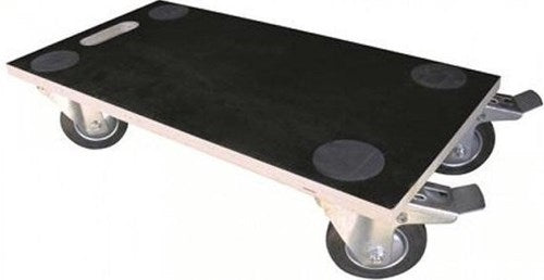 Planche mobile en contreplaqué Diggers | 58x30cm | Capacité de 400 kg | Roues en caoutchouc et acier de 95 mm | fsc 100% - dig801