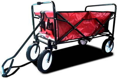 Chariot de jardin pliable Diggers - chariot à main | rouge - dig138